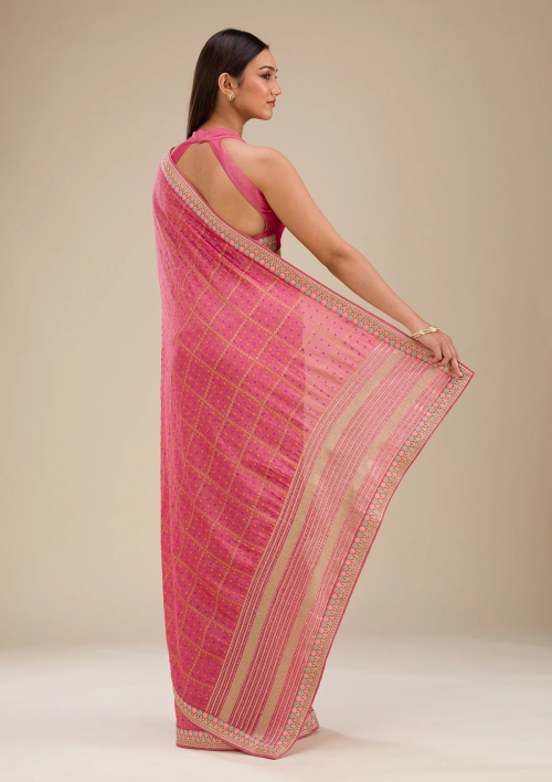 Banarasi Plain Saree - Peacock Blue