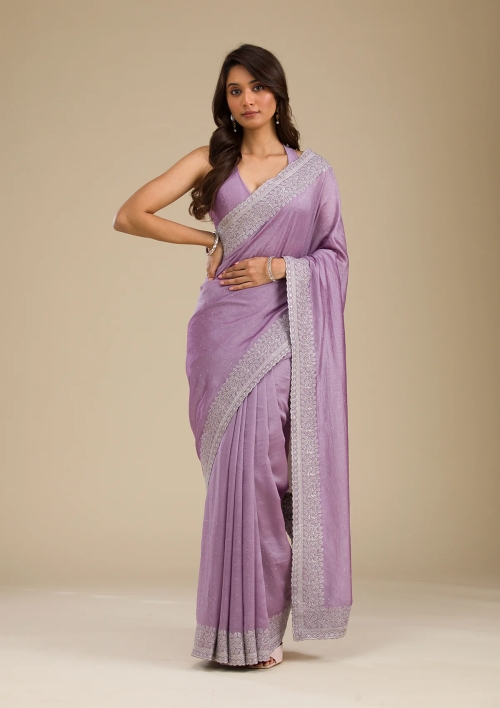Georgette Printed Saree - Peacock Blue
